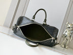 L V gray/olive duffle