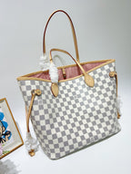 L   V  NF white&rose bag MQ