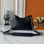 LV CARRYALL (BRWN / BLK / WHITE / BLK MULTI)