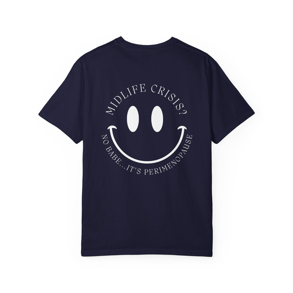 Peri Classic Garment-Dyed T-Shirt — Soft Vintage White Tee