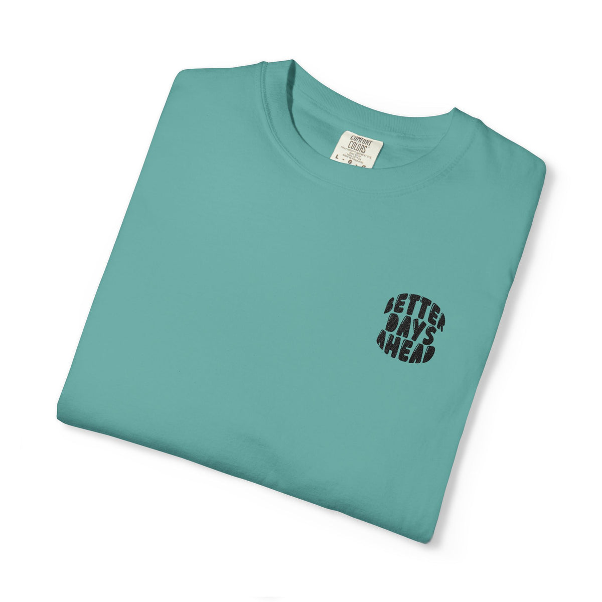 Retro 'Better Days Ahead' Chest Logo T-Shirt