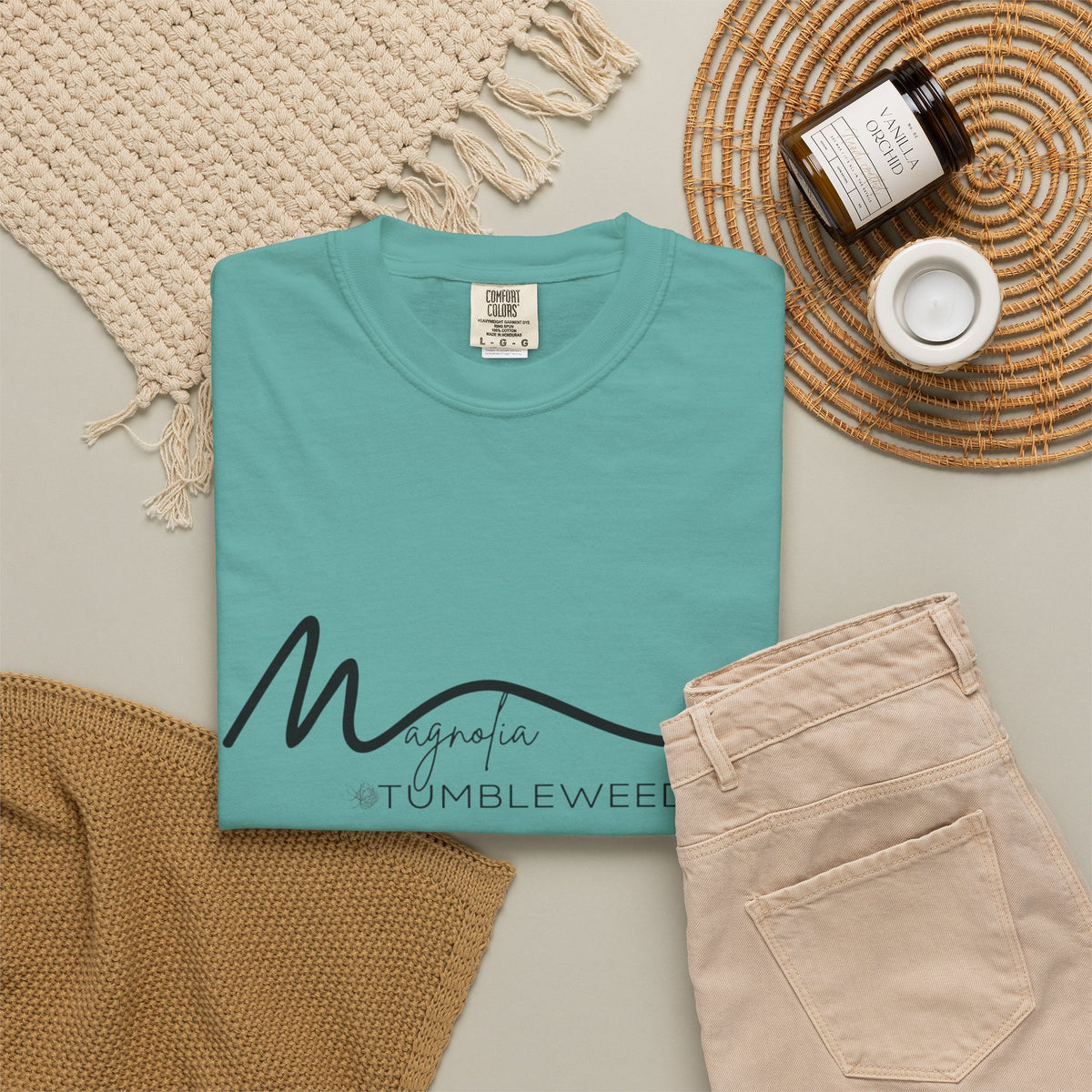 Magnolia Signature T-Shirt — Minimal Script Logo Tee