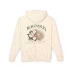 Magnolia Tumbleweed  Hoodie — Lightweight Cream Hooded Sweatshirt