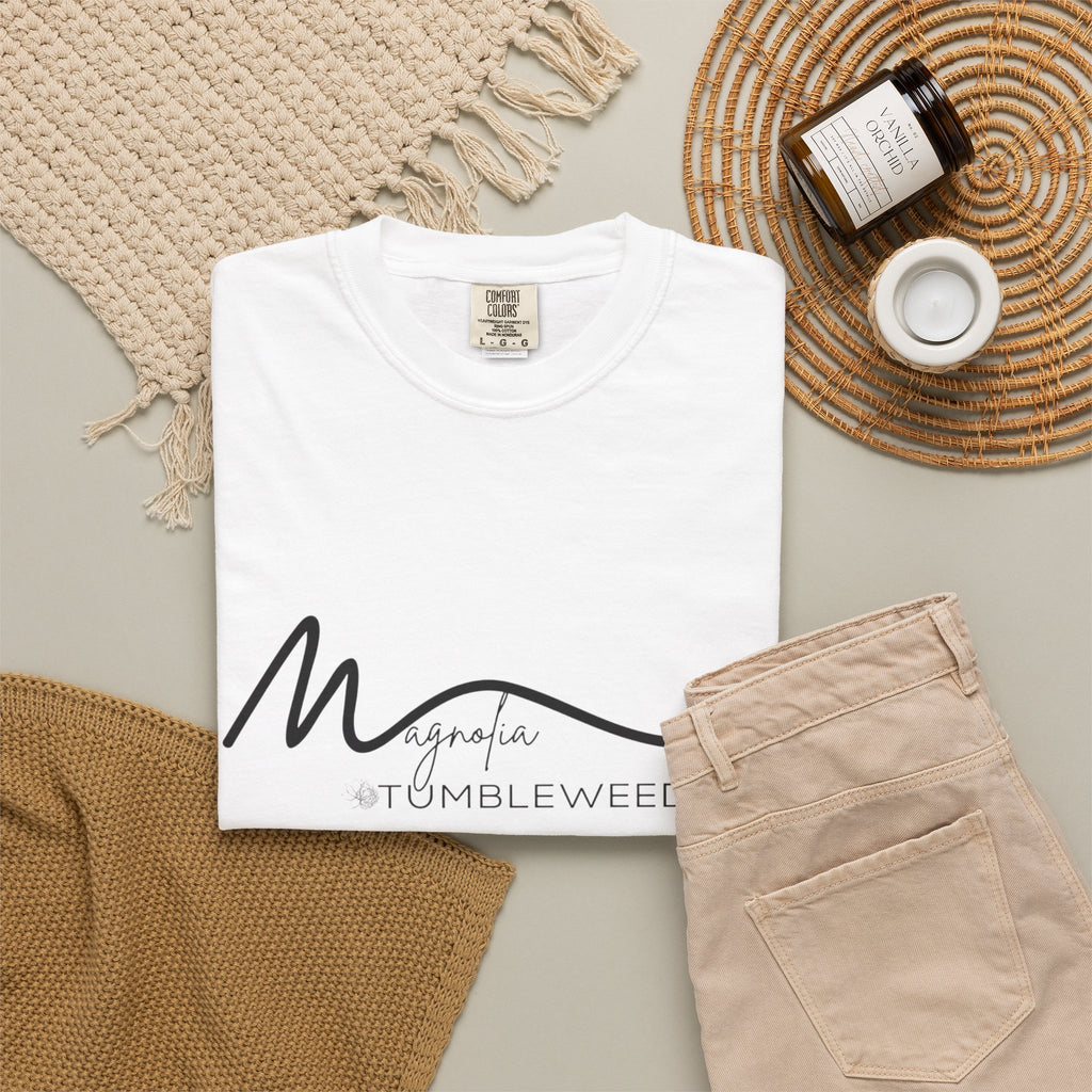 Magnolia Signature T-Shirt — Minimal Script Logo Tee