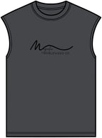 Magnolia Tumbleweed Co. Muscle Tee — Retro Script Logo Sleeveless Shirt