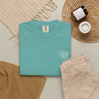 Peri Classic Garment-Dyed T-Shirt — Soft Vintage White Tee