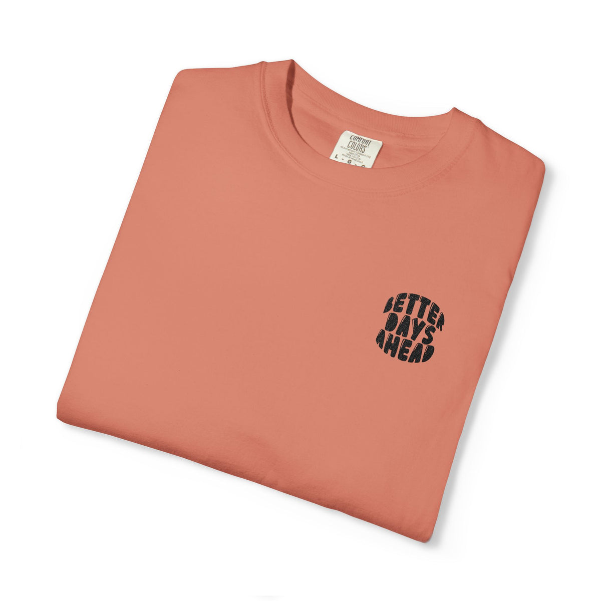 Retro 'Better Days Ahead' Chest Logo T-Shirt
