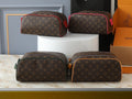 LV TOILETRY BAG (RED, PINK, BLACK, TAN)