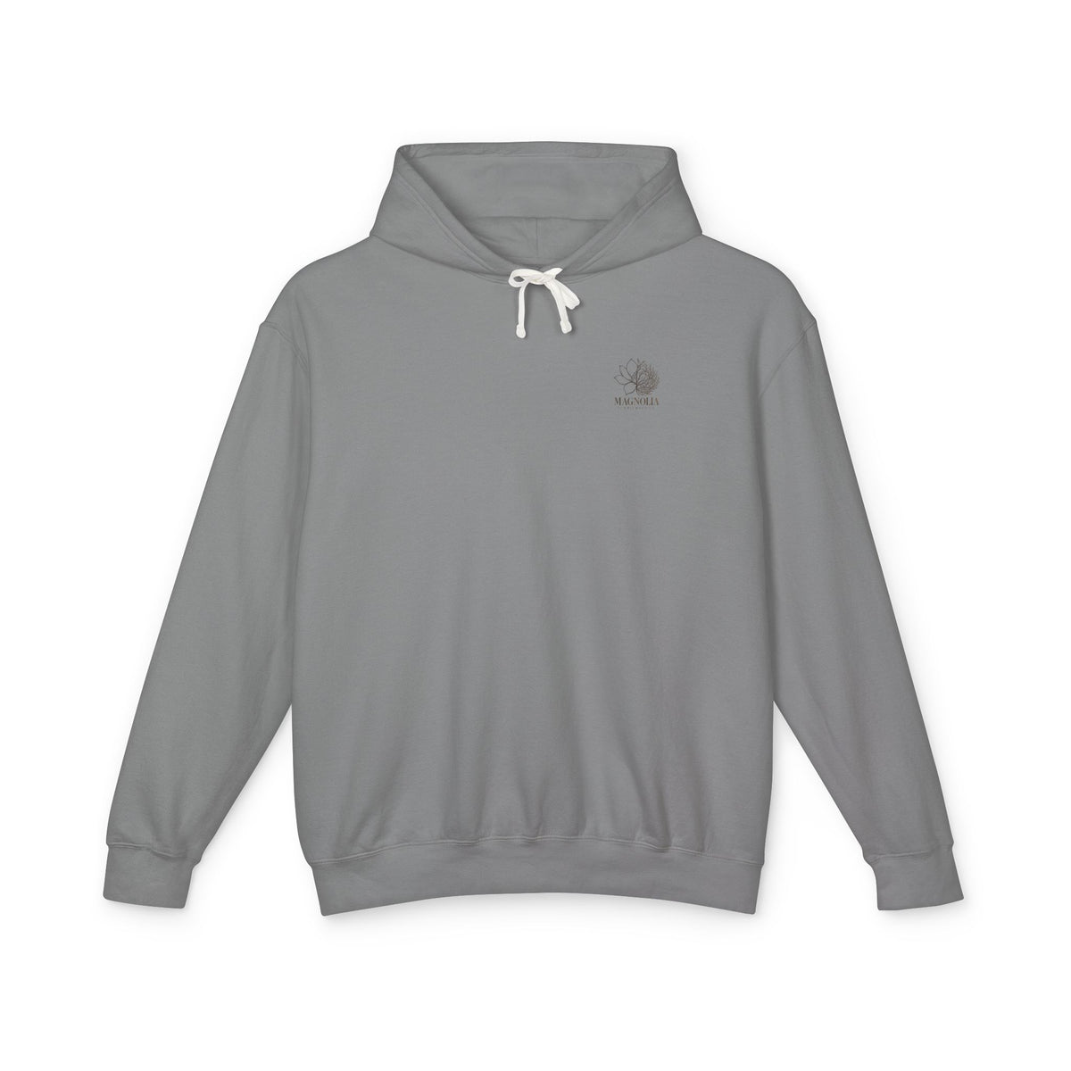 Magnolia Tumbleweed  Hoodie — Lightweight Cream Hooded Sweatshirt