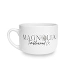 Magnolia Tumbleweed Co. Ceramic Latte Mug — 25oz Oversized White Coffee Cup