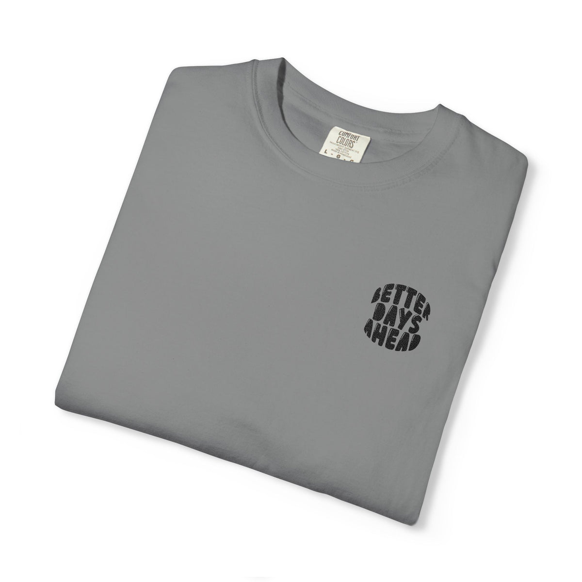 Retro 'Better Days Ahead' Chest Logo T-Shirt