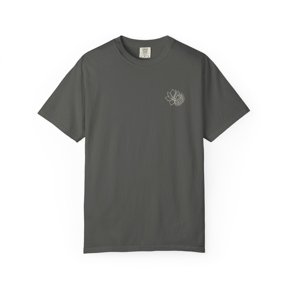 Peri Classic Garment-Dyed T-Shirt — Soft Vintage White Tee
