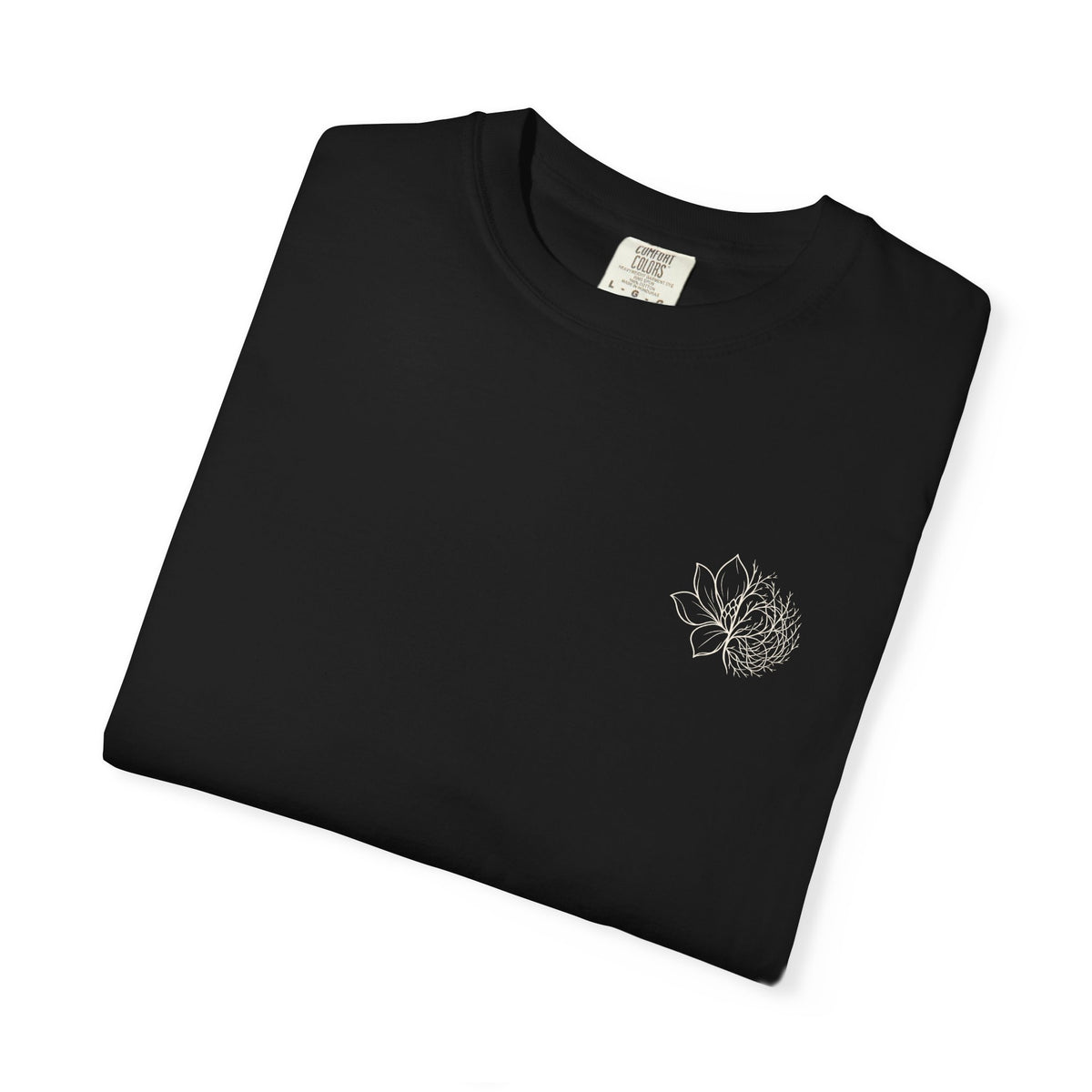 Peri Classic Garment-Dyed T-Shirt — Soft Vintage White Tee