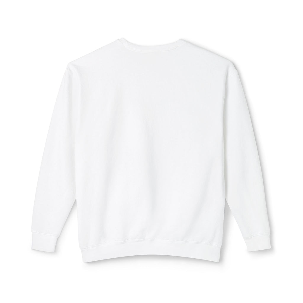 Lightweight Crewneck Sweatshirt — 'Where Beauty Breathes Life' Minimal Floral Graphic