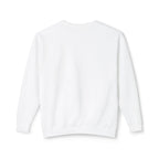 Lightweight Crewneck Sweatshirt — 'Where Beauty Breathes Life' Minimal Floral Graphic