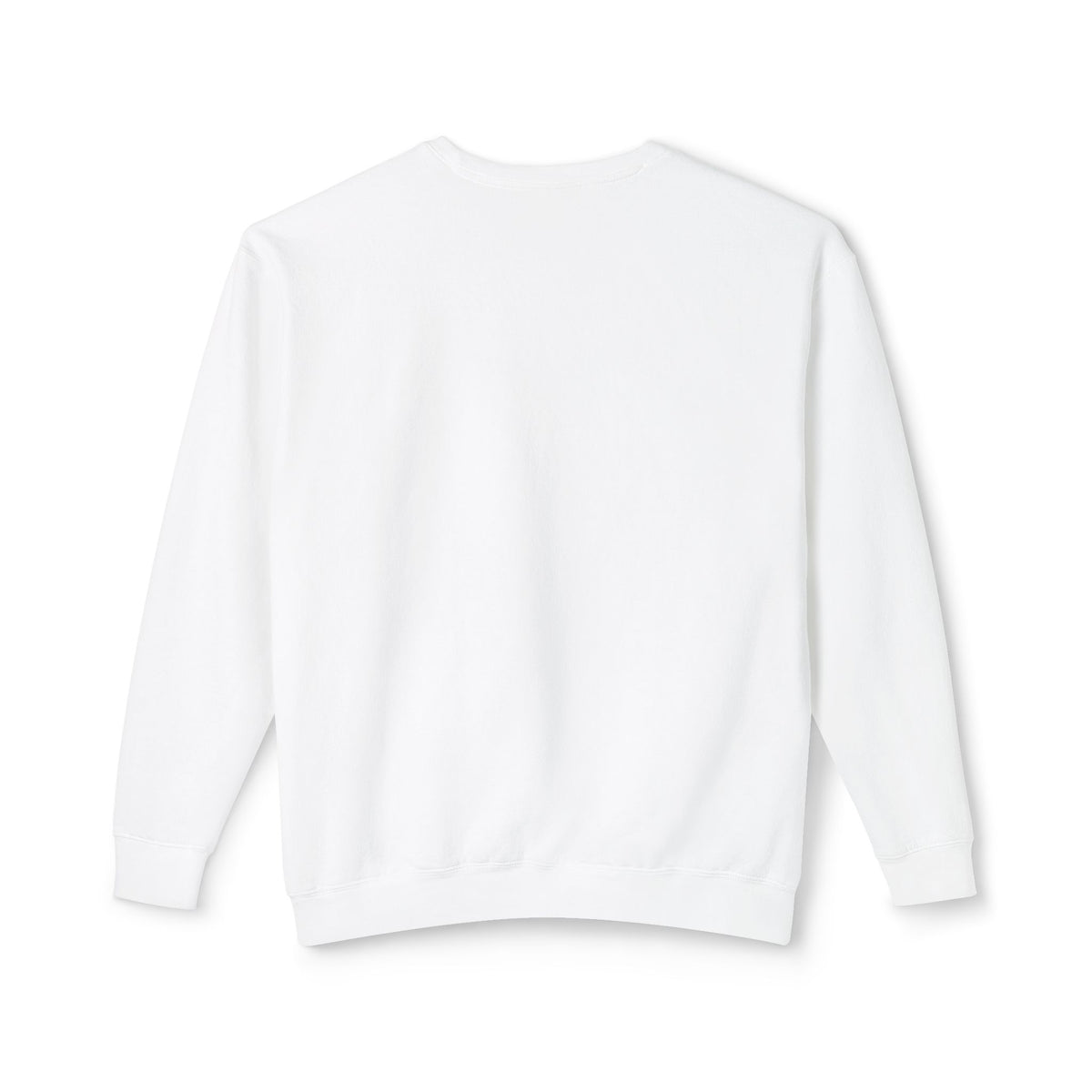 Lightweight Crewneck Sweatshirt — 'Where Beauty Breathes Life' Minimal Floral Graphic