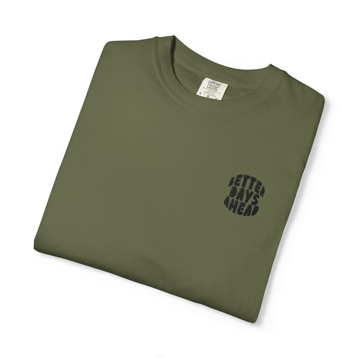 Retro 'Better Days Ahead' Chest Logo T-Shirt