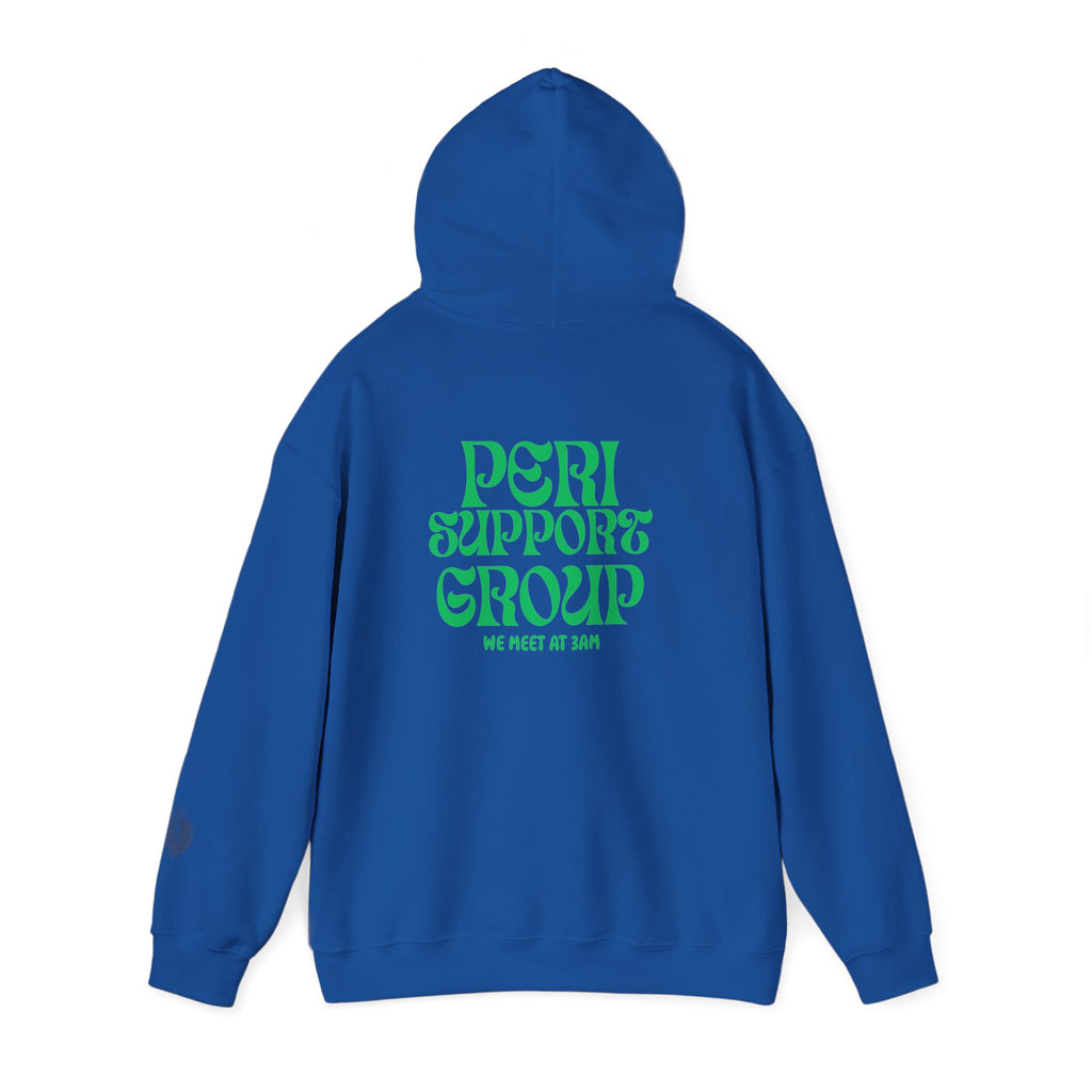 "Peri Support Group" Retro Green Support Hoodie