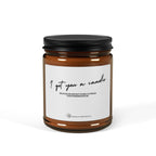 Amber Jar Soy Candle - 'Because we are not going to prison'