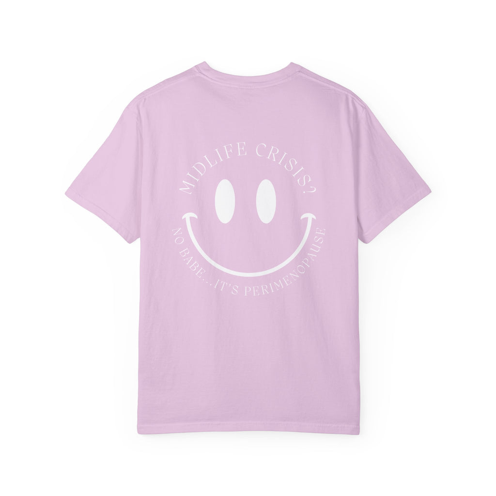 Peri Classic Garment-Dyed T-Shirt — Soft Vintage White Tee