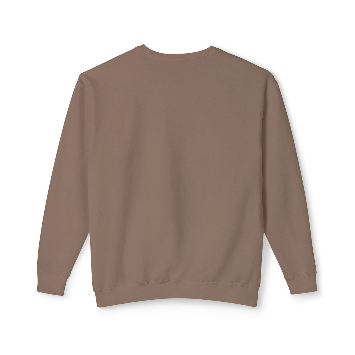 Lightweight Crewneck Sweatshirt — 'Where Beauty Breathes Life' Minimal Floral Graphic