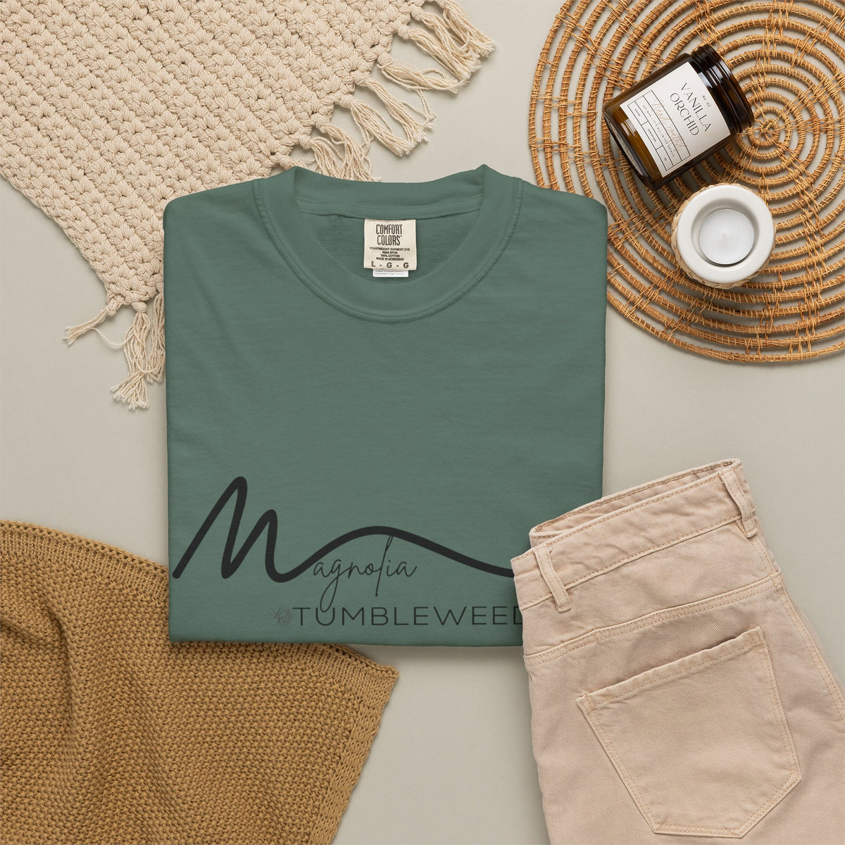 Magnolia Signature T-Shirt — Minimal Script Logo Tee