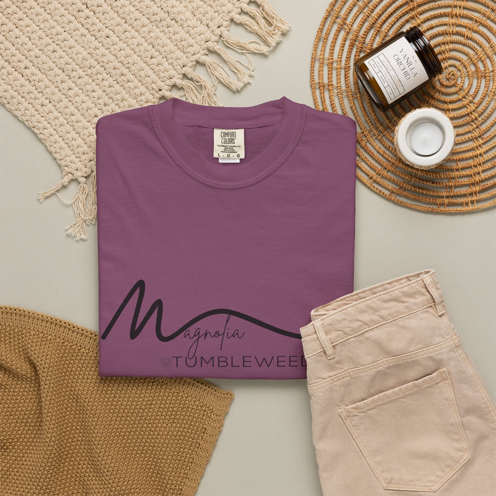 Magnolia Signature T-Shirt — Minimal Script Logo Tee