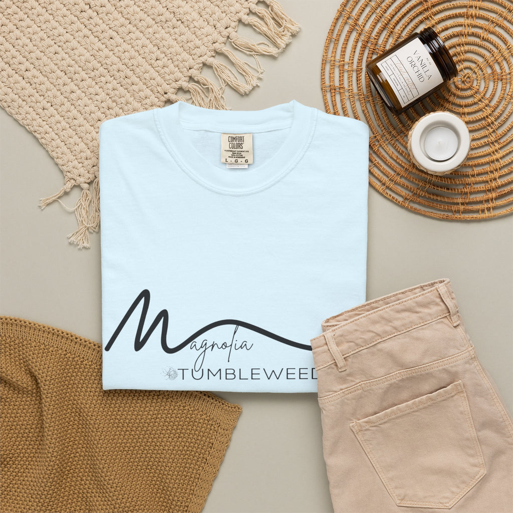 Magnolia Signature T-Shirt — Minimal Script Logo Tee