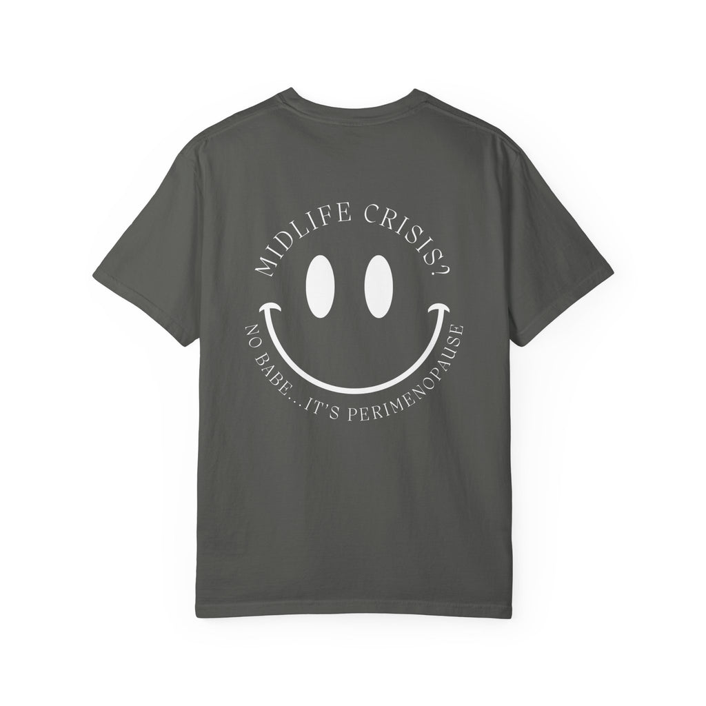 Peri Classic Garment-Dyed T-Shirt — Soft Vintage White Tee