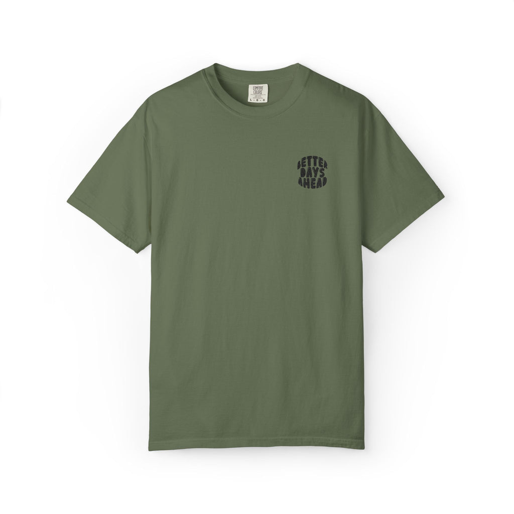 Retro 'Better Days Ahead' Chest Logo T-Shirt