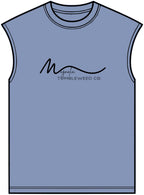 Magnolia Tumbleweed Co. Muscle Tee — Retro Script Logo Sleeveless Shirt