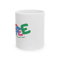 Coffee Mug — "Because My Estrogen Quit" Colorful Retro Feminine Ceramic Mug (11oz & 15oz)