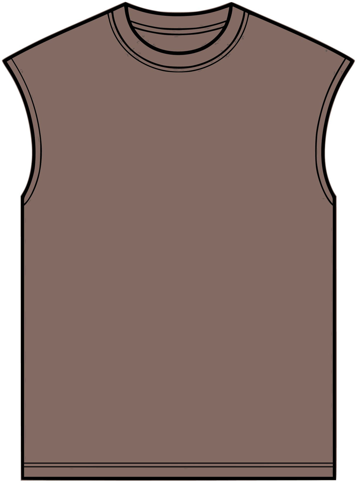 Magnolia Tumbleweed Co. Muscle Tee — Retro Script Logo Sleeveless Shirt