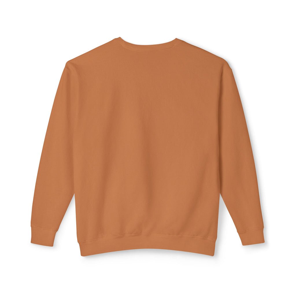 Lightweight Crewneck Sweatshirt — 'Where Beauty Breathes Life' Minimal Floral Graphic
