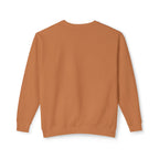 Lightweight Crewneck Sweatshirt — 'Where Beauty Breathes Life' Minimal Floral Graphic
