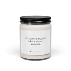 Soy Candle — 9oz 'God gave his toughest battles to women.'