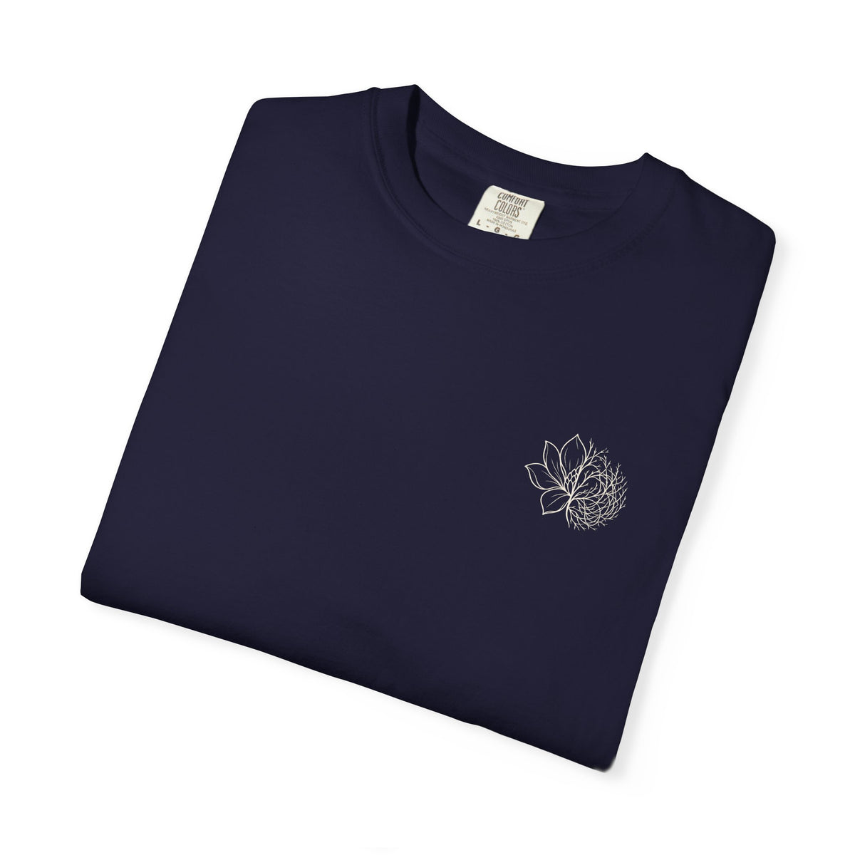 Peri Classic Garment-Dyed T-Shirt — Soft Vintage White Tee