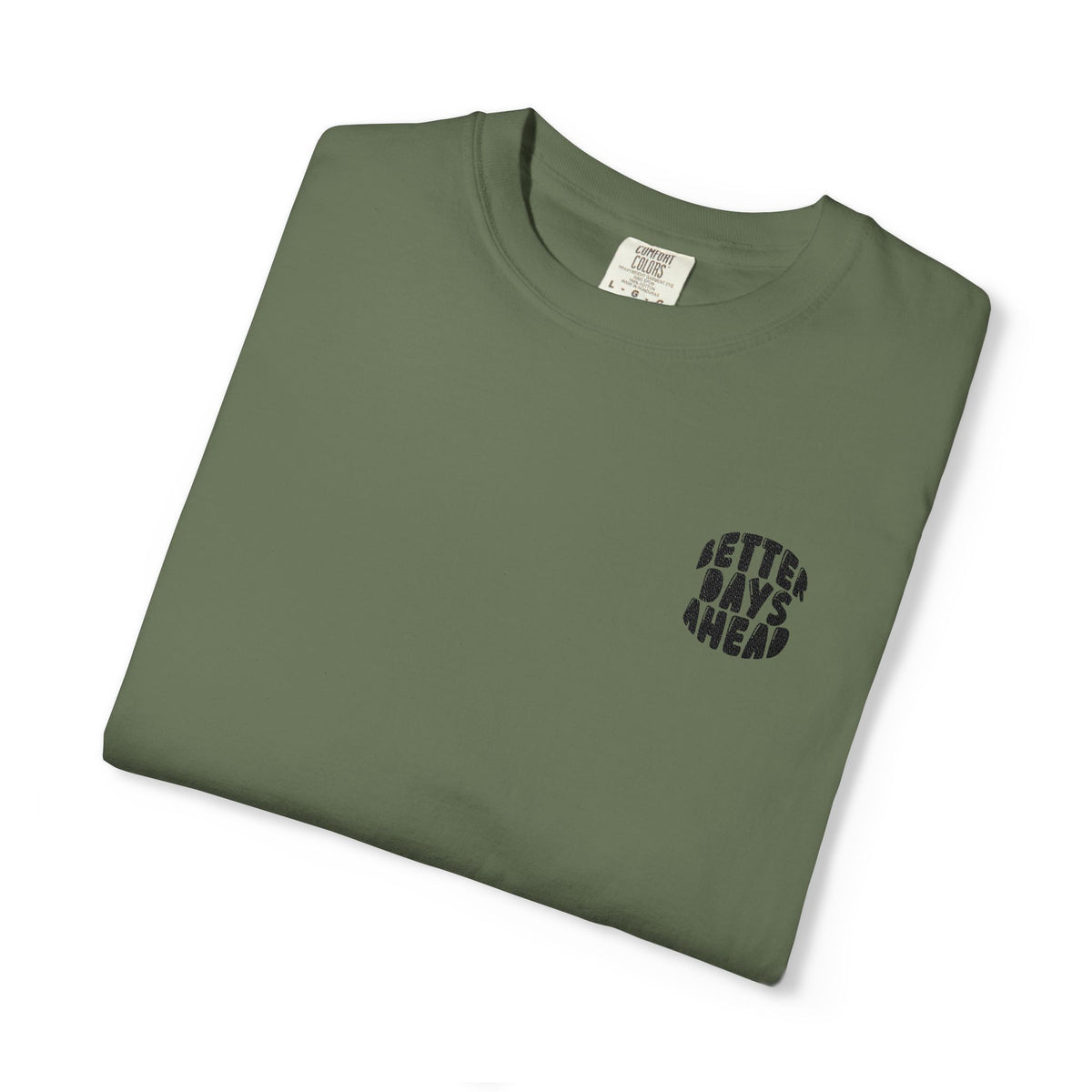 Retro 'Better Days Ahead' Chest Logo T-Shirt