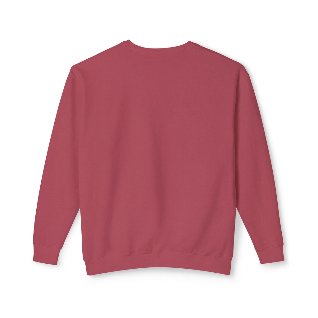 Lightweight Crewneck Sweatshirt — 'Where Beauty Breathes Life' Minimal Floral Graphic