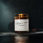 Amber Jar Soy Candle - 'Because we are not going to prison'