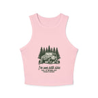 Magnolia Tumbleweed Tank Top — 'I've seen many roads' Women's Rib Racer