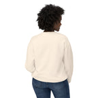 Lightweight Crewneck Sweatshirt — 'Where Beauty Breathes Life' Minimal Floral Graphic