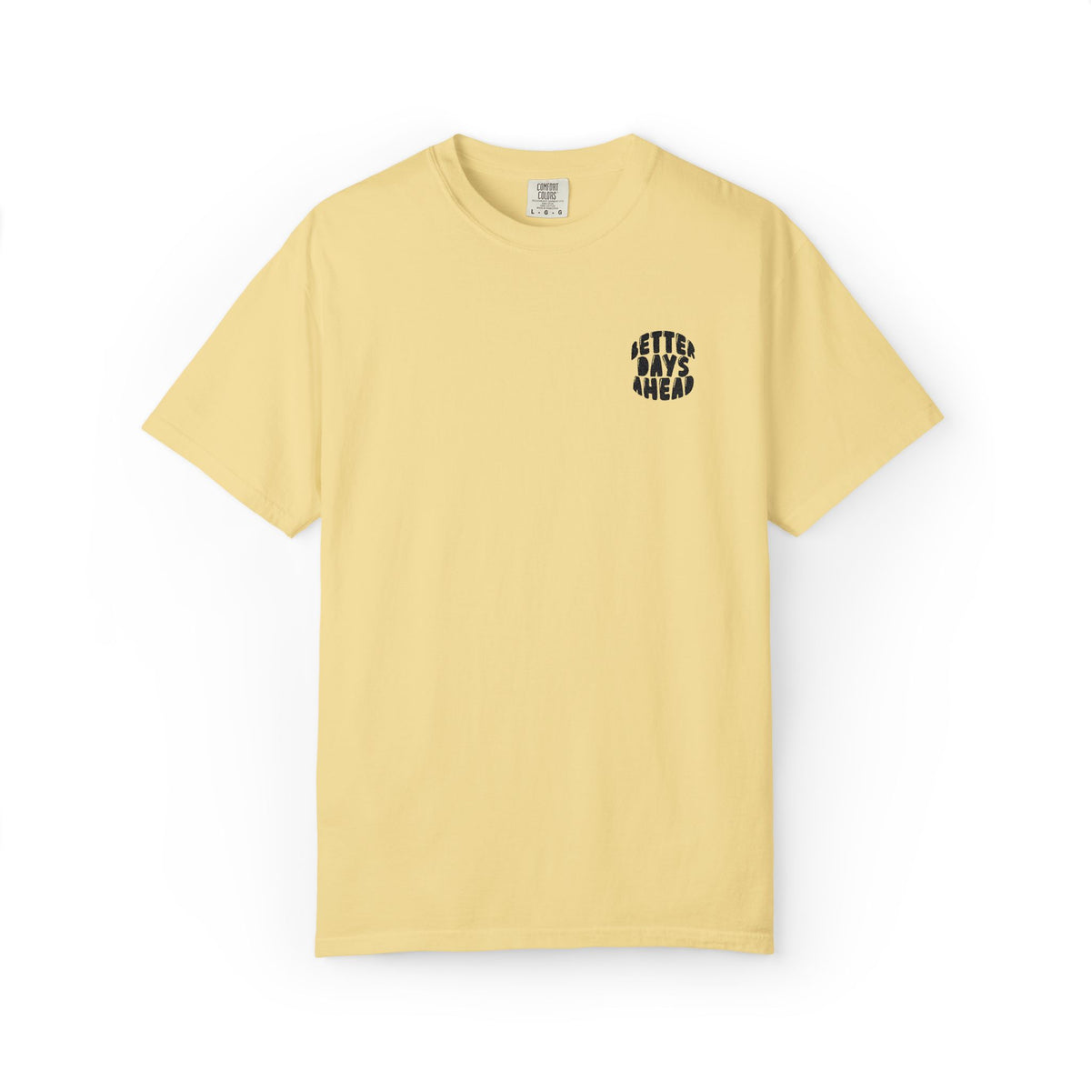 Retro 'Better Days Ahead' Chest Logo T-Shirt