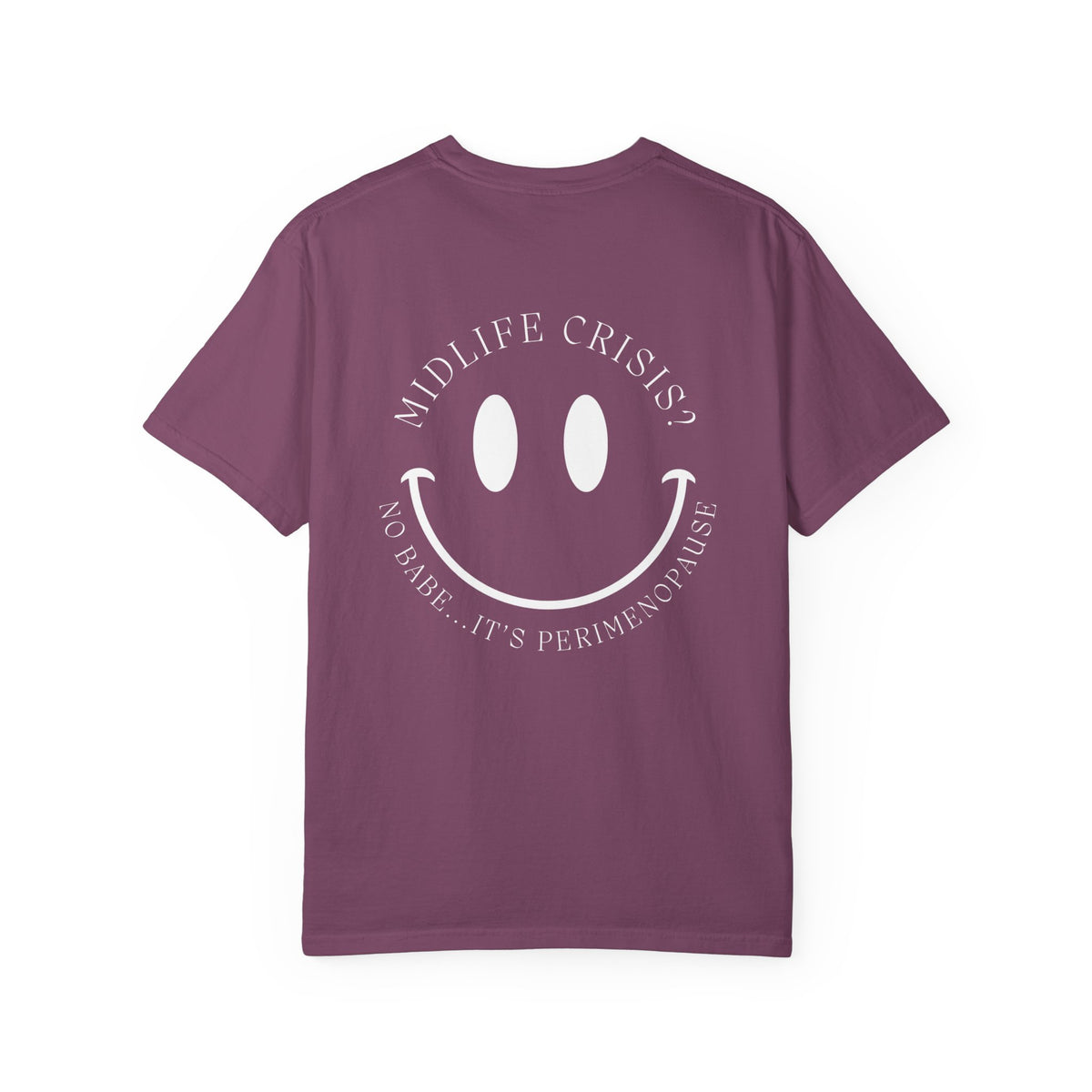 Peri Classic Garment-Dyed T-Shirt — Soft Vintage White Tee