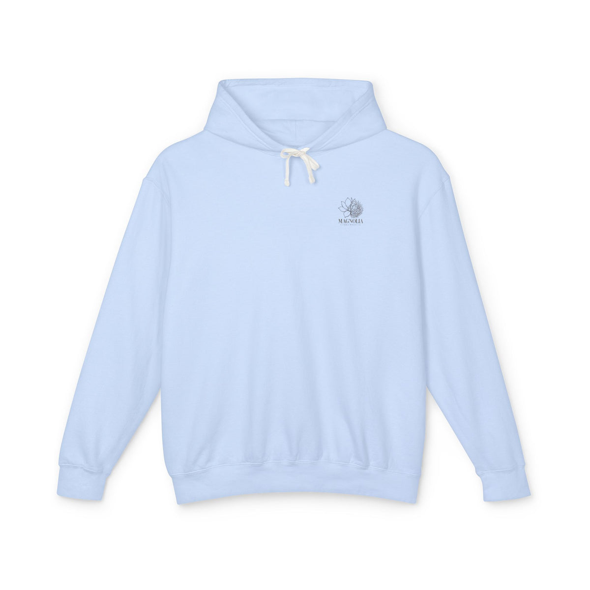 Magnolia Tumbleweed  Hoodie — Lightweight Cream Hooded Sweatshirt
