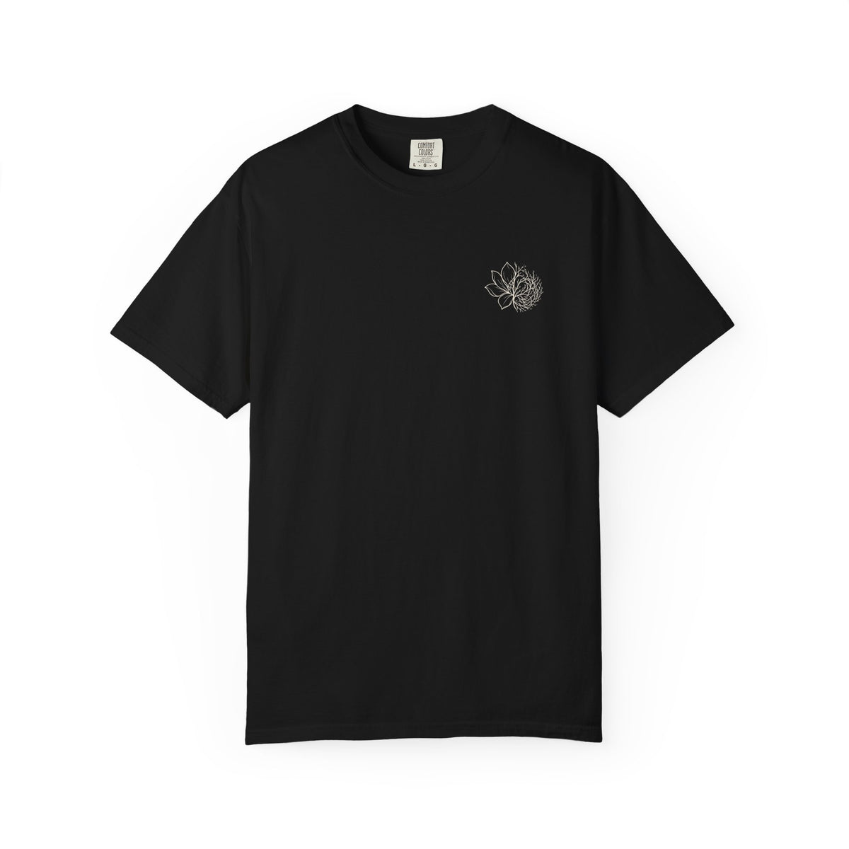 Peri Classic Garment-Dyed T-Shirt — Soft Vintage White Tee