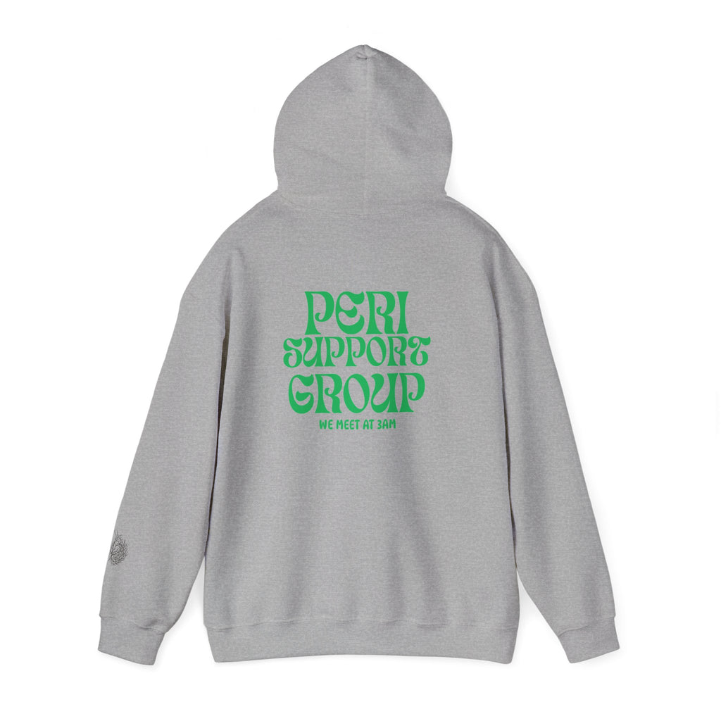 "Peri Support Group" Retro Green Support Hoodie