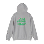 "Peri Support Group" Retro Green Support Hoodie