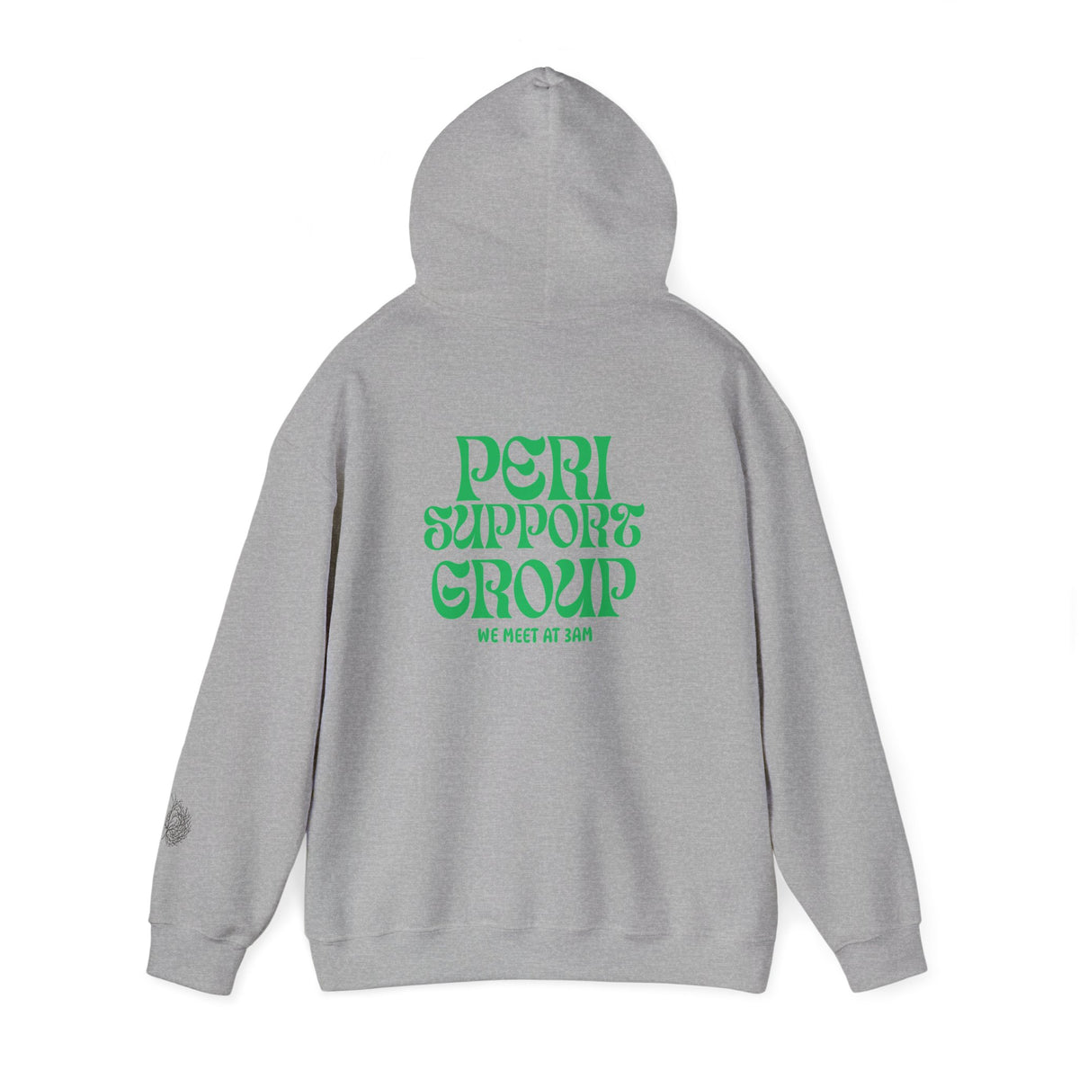 "Peri Support Group" Retro Green Support Hoodie