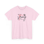 She Is Strong Tee - Inspirational Faith-Based Women's Christian T-Shirt (Psalm 46:5)